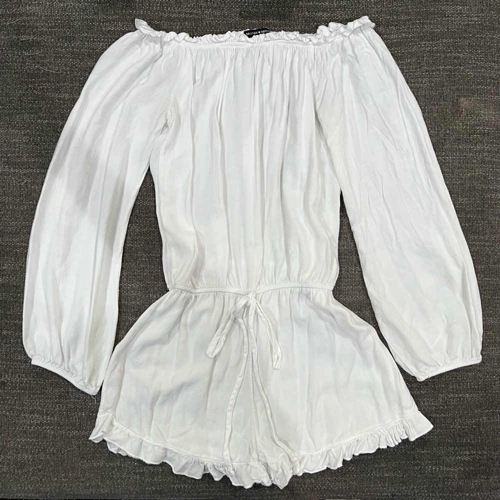 Brandy Melville Romper in White